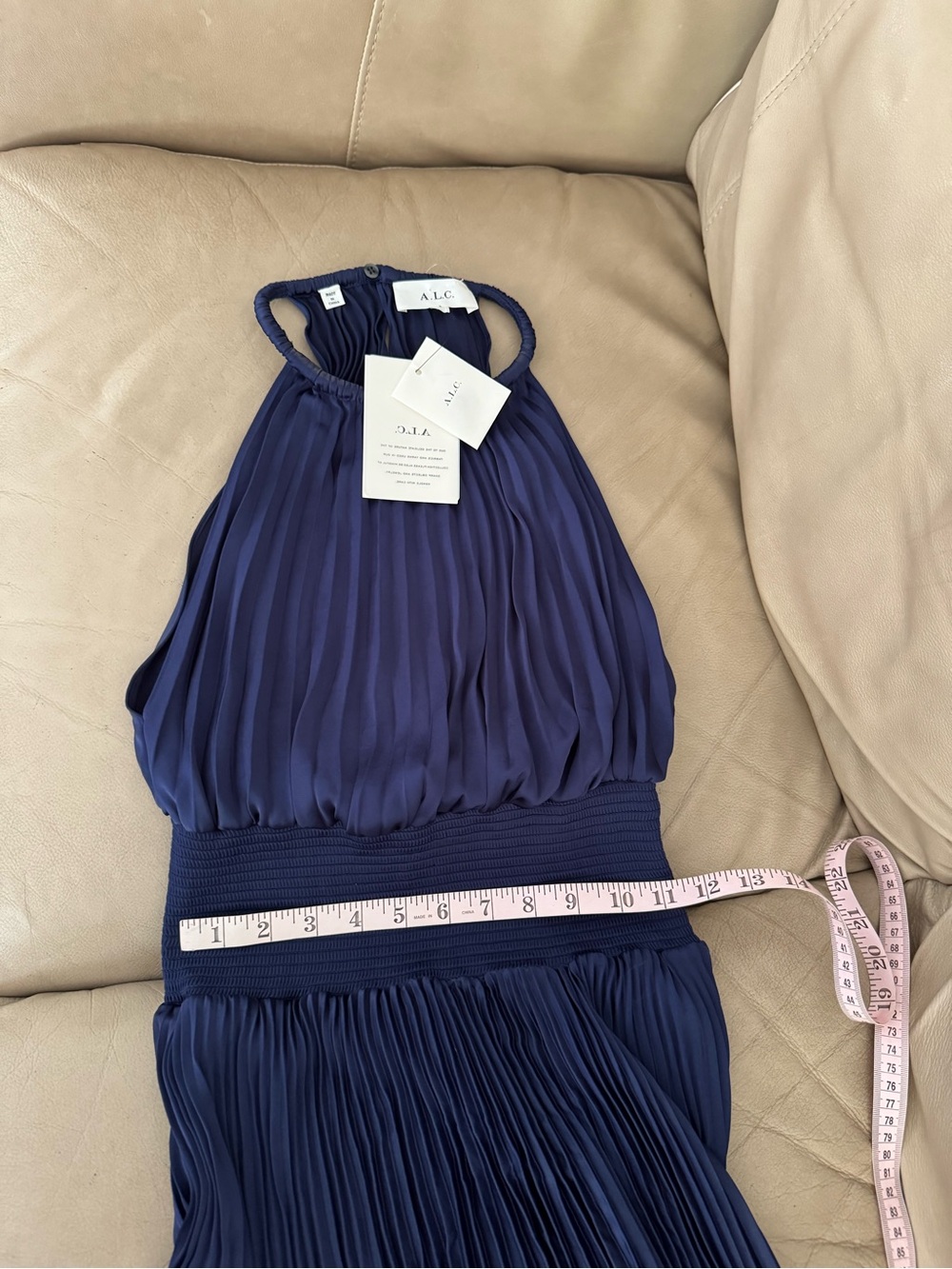 A.L.C. Renzo II Satin Pleated Dress. Size 6. MSRP $595 - Picture 14 of 17